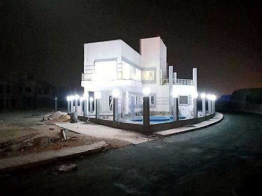 Villa Garden & Façade Lighting — Fifth Settlement, New Cairo