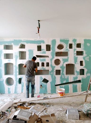 Gypsum Ceilings & Wall Mouldings — frame 1238