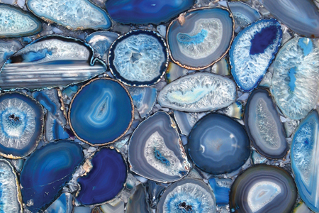 Blue Agate — تفاصيل السطح