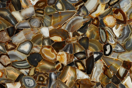 Brown Agate — surface detail