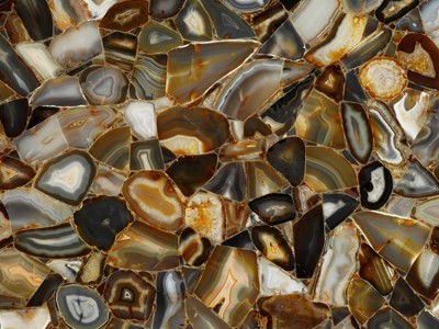 Brown Agate — semi-precious from Partner supply — imported block
