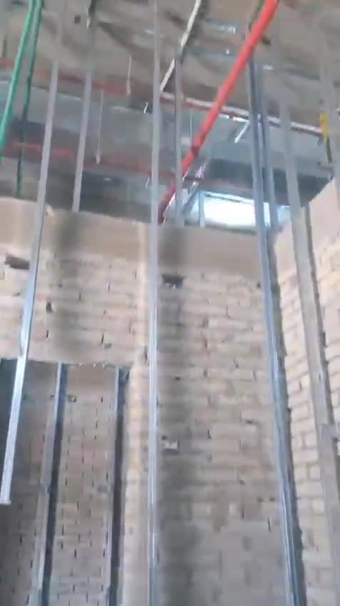 Ceiling services first fix — conduits, ducts and sprinkler pipe