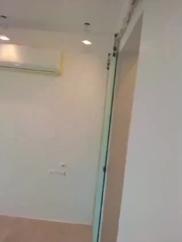 Painted corridor and doorways - painting stage